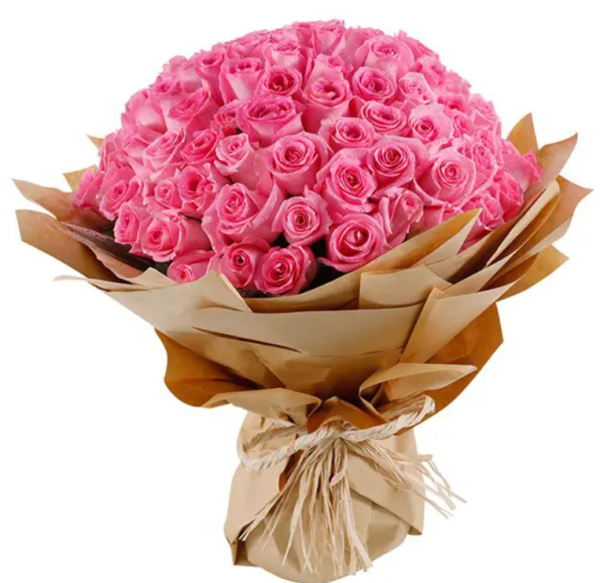 Beautiful Pink Roses Bouquet